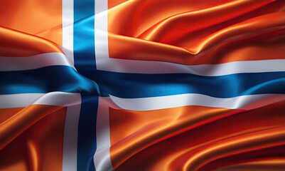 norwegian flag for national Day or Independence Day of norwegia