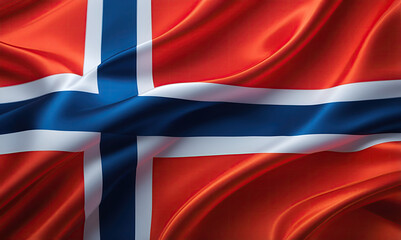 norwegian flag for national Day or Independence Day of norwegia