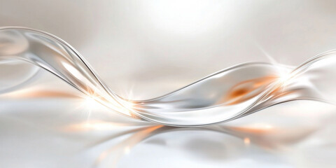 Abstract chrome fluid background with shiny white and pink diagonal lines