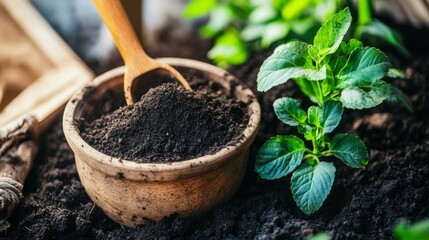 Rustic Preparation Scene with Scenic Overcast Lighting