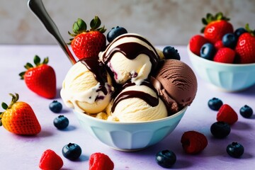 Berry Bliss - A Chocolate Drizzle Dream.