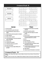 Crossword Puzzle 19