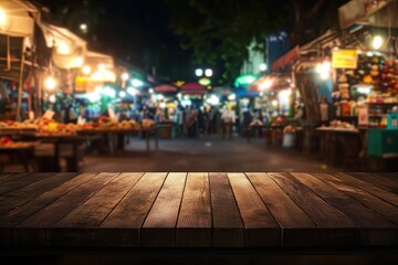 Festive outdoor wedding with string lights, rustic decor, evening setting