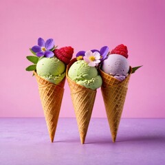 Gourmet Ice Cream Cones 