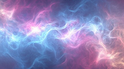 Obraz premium Abstract swirling pink and blue nebula.