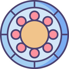 Engineering Physics constructions and tools colored icon pack