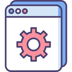 Engineering Physics constructions and tools colored icon pack