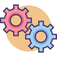 Engineering Physics constructions and tools colored icon pack