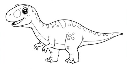 illustration Allosaurus Dinosaur family