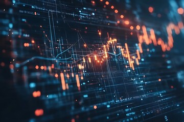 Modern Data Visualization Interface Graphics