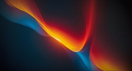 vibrant and colorful light waves dance across a dark background, creating a nostalgic and visually striking scene. The grainy texture adds a retro feel, evoking memories of old-school visuals