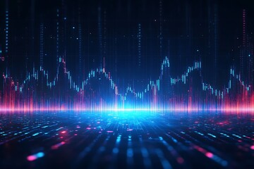 Modern Stock Market Chart Visualization