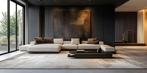 Elegant Living Room with Stylish Decor