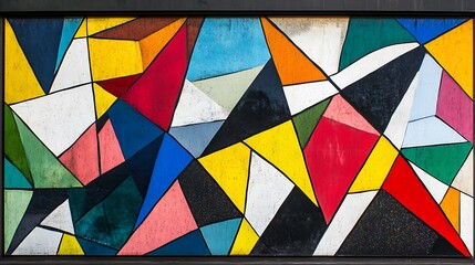 Fototapeta premium abstract shapes and lines intertwining in a complex pattern