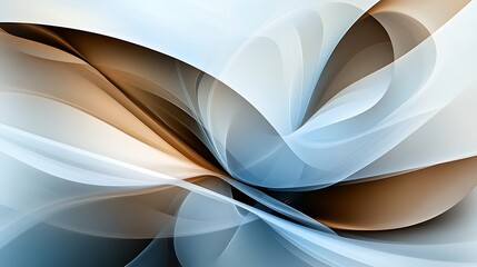 abstract shapes morphing and shifting in a continuous flow 