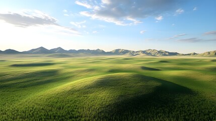 Obraz premium field and blue sky