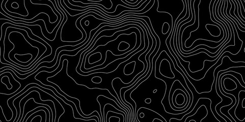 Abstract line of the topographic map. Topographic map lines, contour background. Geographic abstract grid.