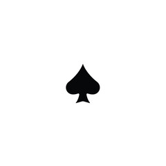 Classic Playing Card Icon for Game Design