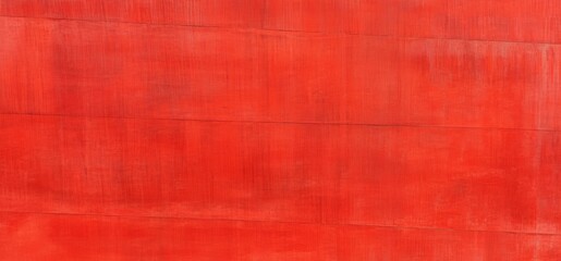 Fototapeta premium 鮮やかな赤色の壁面が印象的なアート空間の特徴的なデザイン