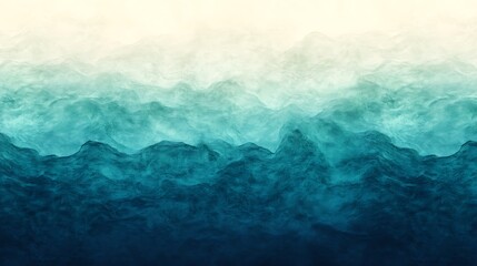 Fototapeta premium soft fluid art blending shades of teal, mint, and cream with flowing textures 