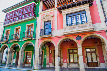 Obraz premium The wonderful city of Gijon, Asturias, Spain