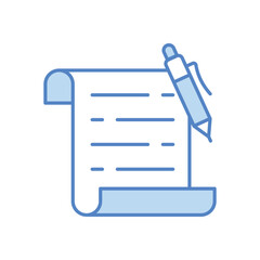 Notary vector icon