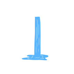 waterfall vector illustration