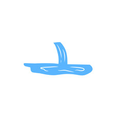 waterfall vector illustration