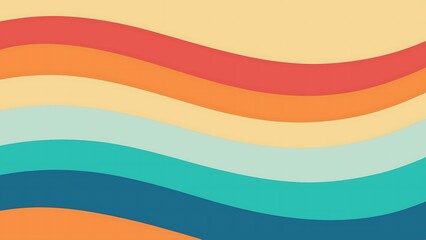 Serene Abstract Horizontal Background with Flowing Pastel Waves for Modern and Calming Designs