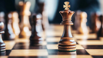 Strategic chess match game arena photography indoor setting close-up view competition