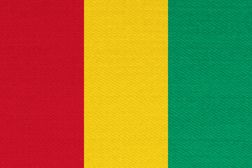 Guinea flag background