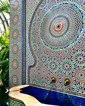 Garfield Park Conservatory Mosaic Water Fountain