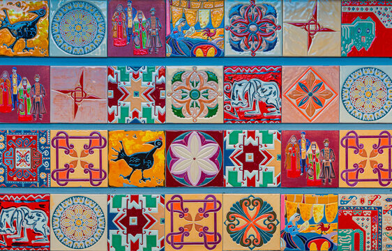 Traditional ceramic tile, Armenia