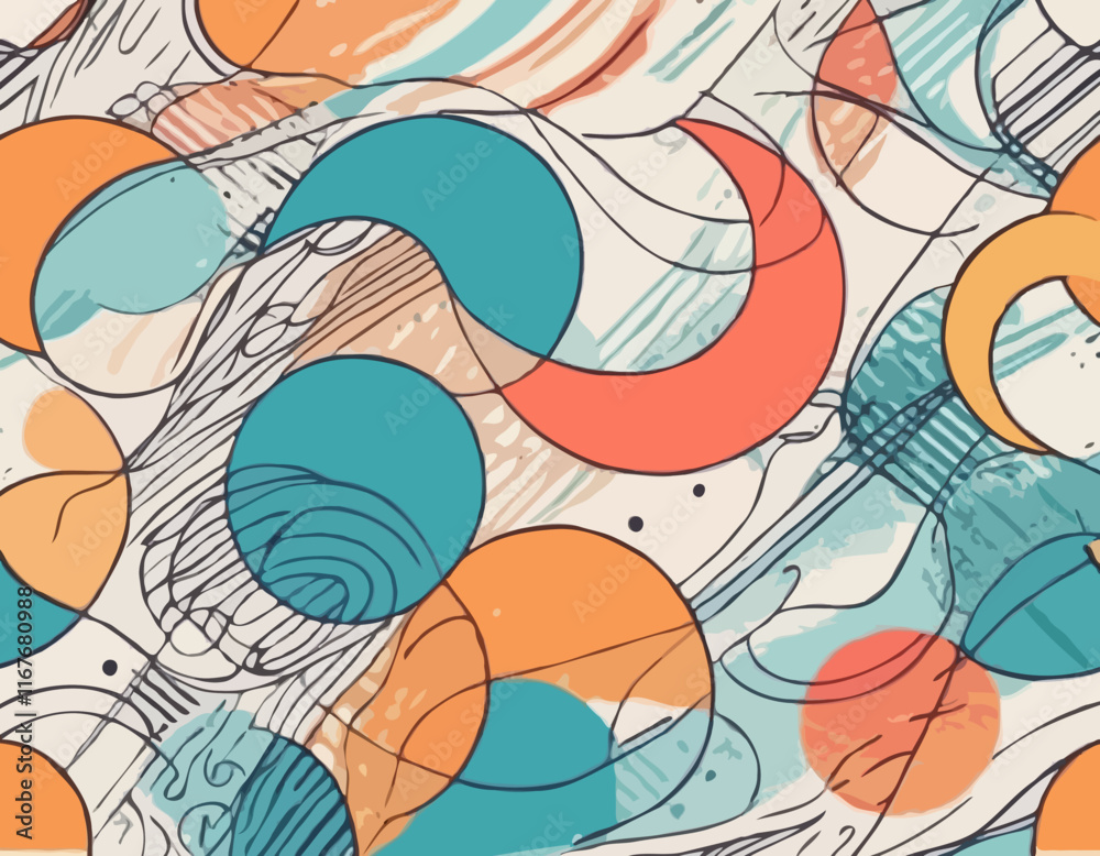 Poster color gradient lines pattern. abstract vector background with curved graphic rainbow gradient shapes
