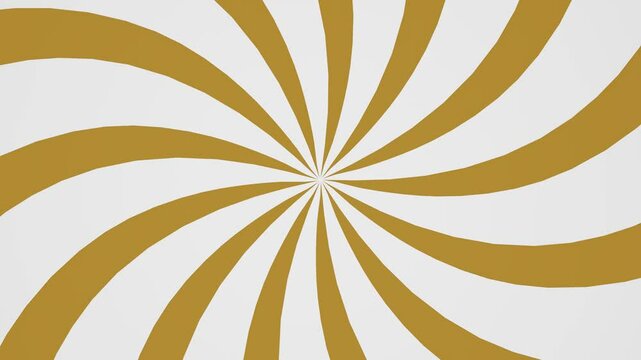 colorful Spiral Sunburst Background Animation, Seamless Loop, Retro Inspired Multicolor Bubblegum Swirl Rays and Rotating Stripes, 4k