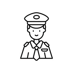 Police Officer vector icon