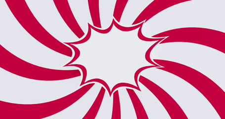 Comic swirl background. Swirl radial pattern or abstract sunburst wallpaper. Vertigo pattern. Abstract rays, illustration