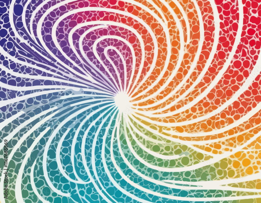 Poster abstract color lines with a gradient. vector pattern with splash shapes. wavy swirl design elements.