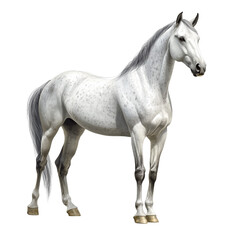 Obraz premium Grey horse illustration