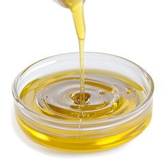 oil liquid spread and aesthetic HD and clear, on white background