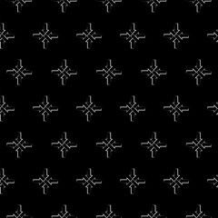 Alignment Icon seamless pattern isolated on black background