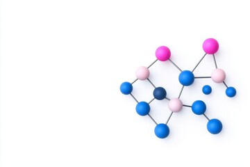 Background on molecular structures. Research in genetics and science.