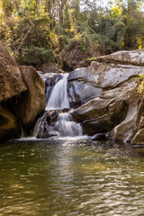 Oido del Mundo (Ear of the World) waterfall near Minca, Colombia