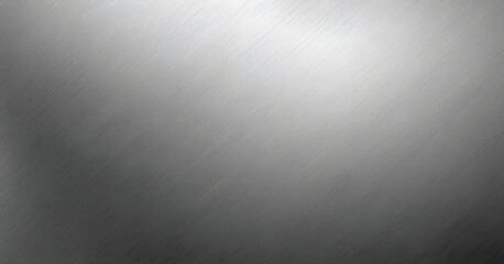 Brushed metal texture background with diagonal reflections