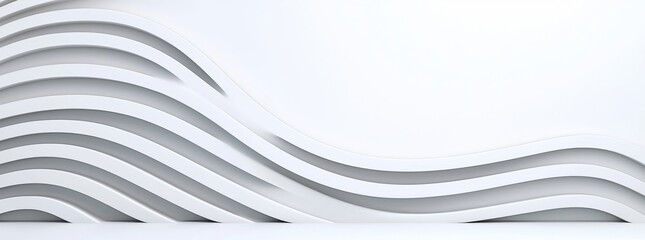 Obraz premium Abstract Tech Background. Clean Architectural Design. White Industrial Wallpaper.