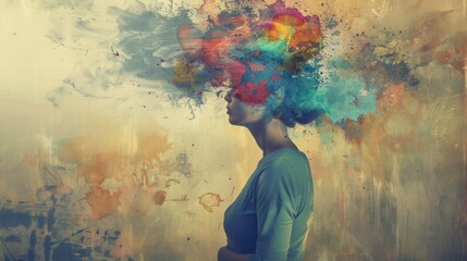 Creative art representing emotional intelligence