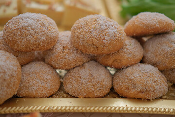 Traditional Turkish coconut cookies