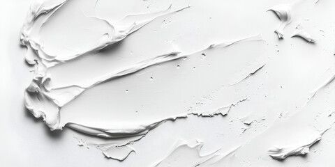 Smooth White Cream Texture Background