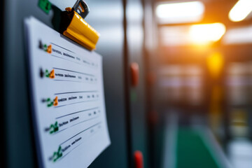 data exchange and a checklist of priorities in a bright setting 