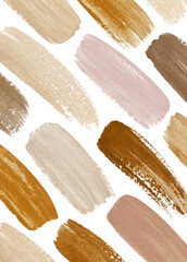 Abstract paint strokes, earthy color palette, artistic background, textured brush strokes, modern design, creative artwork.